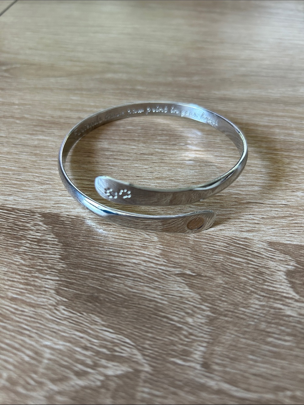 Furry Friends Bracelets, Engraved Furiends leave paw print in your heart